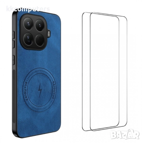 Xiaomi 15T Pro Магнитен Калъф WANLONFENG [2бр. Протектори] | SD Series | PC+TPU | MagSafe, 4 Цвята, снимка 3 - Калъфи, кейсове - 52365723