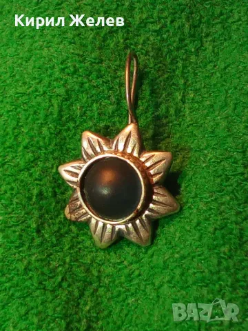 МАРКОВА ВЕЛИКОЛЕПНА ФЛОРАЛНА СРЕБЪРНА ОБЕЦА ЦВЕТЕ СРЕБРО 925 SEZGIN с ПОЛИРАН ЦВЕТЕН КРИСТАЛ 47952, снимка 12 - Обеци - 49150627