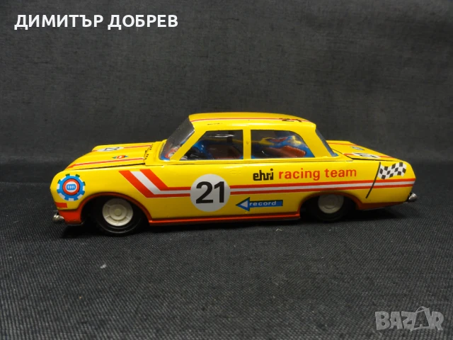 СТАРА РЕТРО СОЦ GDR DDR МЕТАЛНА ИГРАЧКА АВТОМОБИЛ КОЛИЧКА OPEL REKORD EHRI , снимка 2 - Колекции - 50591813