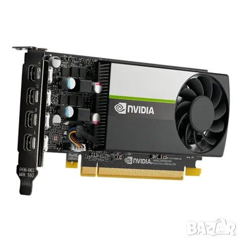 Нова Видео карта PNY Quadro T1000 4GB DDR6 LP/HP, снимка 3 - Видеокарти - 47256018