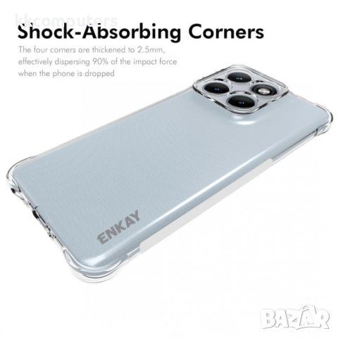 ENKAY HAT PRINCE Прозрачен Калъф за Motorola Edge 70 Fusion+ 5G / Fusion 5G - TPU, Подсилени ъгли, П, снимка 2 - Калъфи, кейсове - 54124746