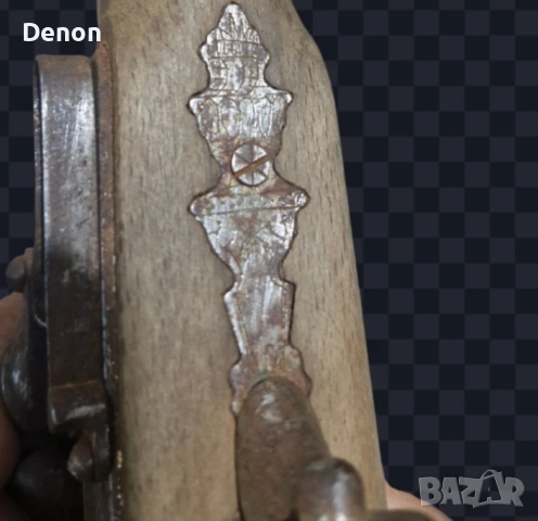 Декоративен Стар Капсулен Пистолет , снимка 8 - Антикварни и старинни предмети - 53928760