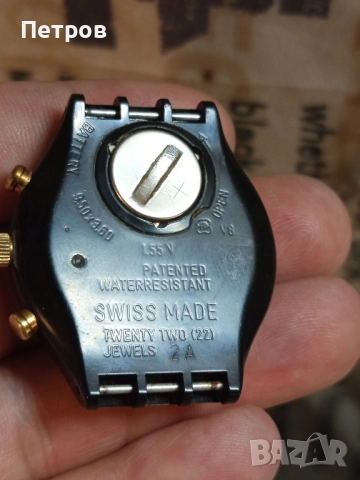 "Swatch"хронограф.(1991г), снимка 3 - Антикварни и старинни предмети - 51595054