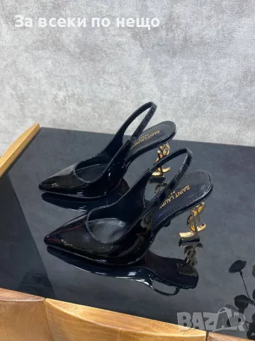 Yves Saint Laurent Дамски Сандали На Ток - 2 Налични Цвята Код E326, снимка 6 - Сандали - 50416866