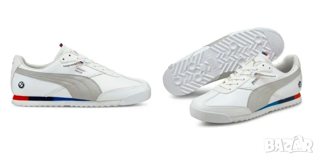 маратонки PUMA BMW Motorsport x Roma 'White' номер 46, снимка 6 - Маратонки - 47827683