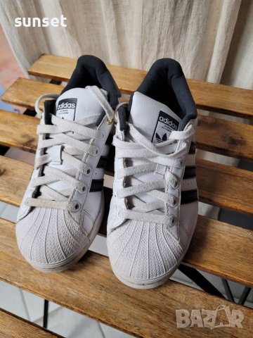 Adidas Superstar  бели кецове-  36 2/ 3, снимка 5 - Кецове - 45592755