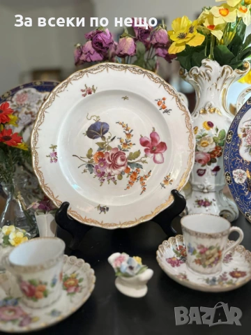 Meissen Germany  забележително плато с производство от 19 век Код P1944