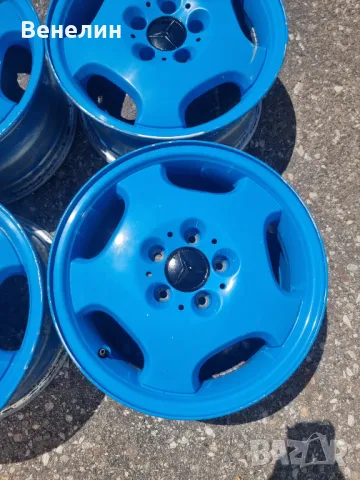 4бр.Алуминиеви джанти за МЕРЦЕДЕС 200,Е230,Е250, 5х112х16цола,7j ET37.Внос от Германия. , снимка 8 - Гуми и джанти - 50300574
