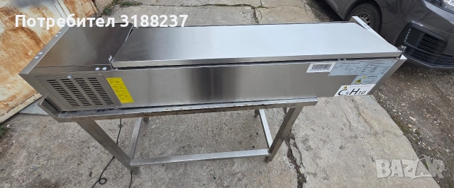 Немска хладилна вана за студени гарнитури и салати, снимка 10 - Хладилни витрини и фризери - 54041909