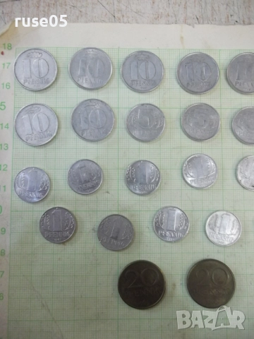 Лот от 26 бр. монети "PFENNIG" от ГДР-DDR, снимка 2 - Нумизматика и бонистика - 51925782