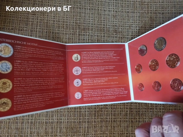 СЕТ АВСТРИЙСКИ ЕВРОМОНЕТИ 2004 ГОДИНА, снимка 5 - Нумизматика и бонистика - 53516943