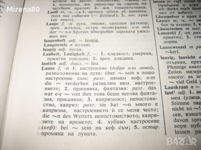 Немско-български речник - 2 тома, снимка 5 - Чуждоезиково обучение, речници - 46175241