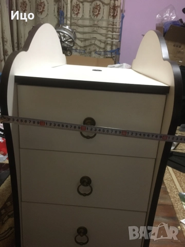 Шкаф с три отделения и ракла на колелца, снимка 3 - Мебели за детската стая - 52074982