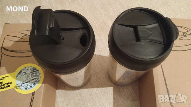 Райфайзенбанк - рекламна термочаша, снимка 9 - Чаши - 52435494