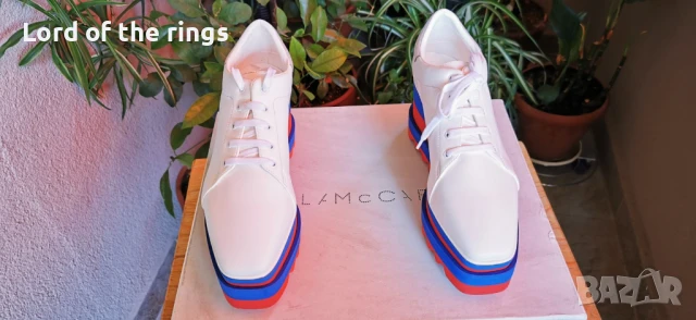 Оригинални маркови дамски сникърси/маратонки STELLA McCARTNEY-37 номер, снимка 3 - Дамски ежедневни обувки - 51235508