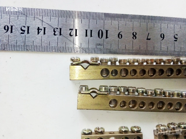 Клеми за нула и земя за табло, снимка 4 - Кабели - 53453577