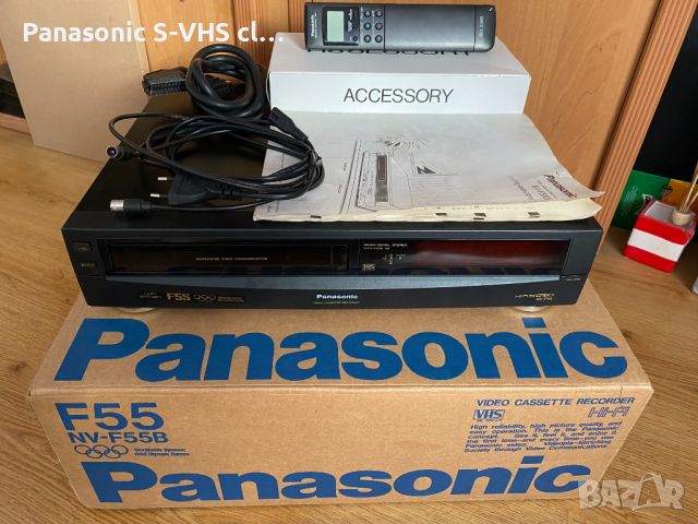 Panasonic NV-F55B Hi-Fi stereo VHS recorder, снимка 2 - Плейъри, домашно кино, прожектори - 45197030