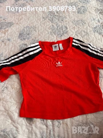 Къса тениска Adidas хс р-р, снимка 1 - Тениски - 45746687