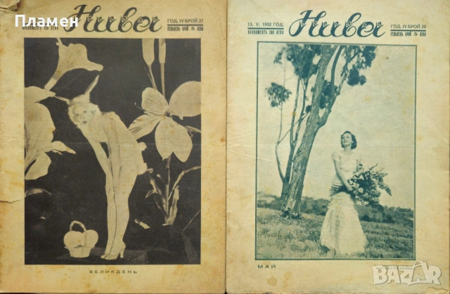 Нива. Бр. 7 / 1931, Бр. 14, 19, 20, 21, 22, 23, 25, 27, 29, 30, 31 / 1932, снимка 13 - Антикварни и старинни предмети - 53959601