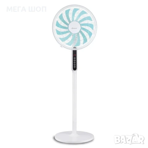 Вентилатор на стойка 16" Diplomat DFX-535RC, 60W, LED, дист. упр-е, снимка 4 - Вентилатори - 50561612