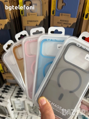 iPhone 17,iPhone 17 Pro,iPhone 17 Pro Max матиран силикон с MAGSAFE, снимка 5 - Калъфи, кейсове - 53238065
