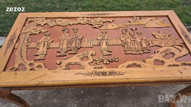 Маса трапезна в азиатски стил, снимка 3 - Маси - 53495949