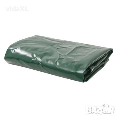 vidaXL Брезентово платнище, 650 гр/м², 4x5 м, цвят зелен(SKU:43824