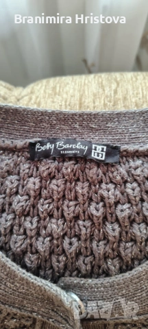 Комплект 5 плетива (пуловери/жилетки) в сиво-бежови тонове – Topshop, Betty Barclay (S/M, EUR 36–38), снимка 7 - Блузи с дълъг ръкав и пуловери - 53140963