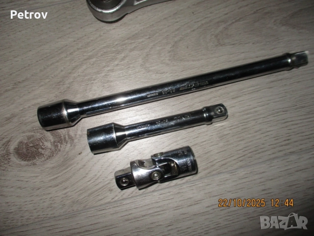 HEYCO No.50-00/50-12 - MADE IN GERMANY - ORIGINAL - 1/2" ПРОФЕСИОНАЛНИ Тресчотка, Удължители, Вложки, снимка 3 - Гедорета - 52251442