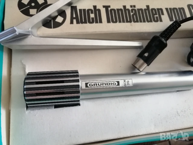 Ретро микрофон GRUNDIG GCM 319, снимка 7 - Микрофони - 50889896