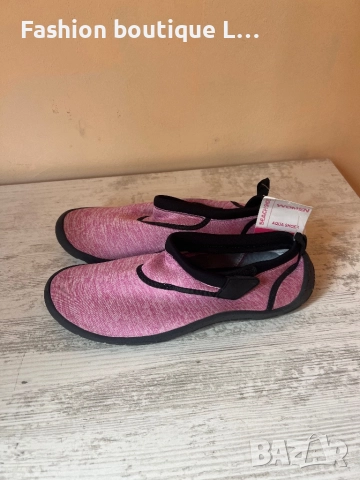 Нови дамски аква обувки 40-41 номер с етикета в розов цвят с черни гумени подметки 🩷🖤, снимка 2 - Други - 51893155