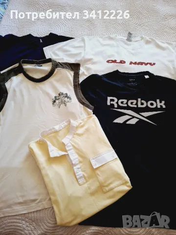 Лот 5 бр. мъжки тениски Reebok  , Old navy M, снимка 4 - Тениски - 50080943