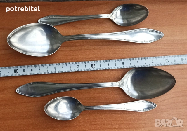 Прибори хранене П.Денев -от 70те г. на ХХ век, снимка 4 - Прибори за хранене, готвене и сервиране - 53472949