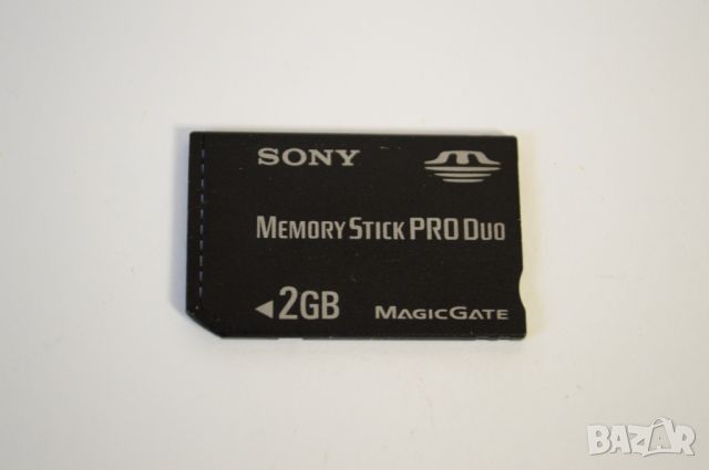 Memory stick pro duo карта памет 2GB, снимка 1 - Чанти, стативи, аксесоари - 46228943