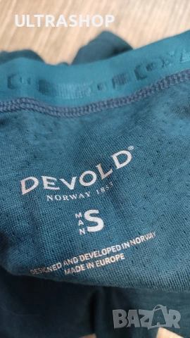 Нов мъжки мерино термоклин Devold S size, снимка 2 - Спортни дрехи, екипи - 53804313