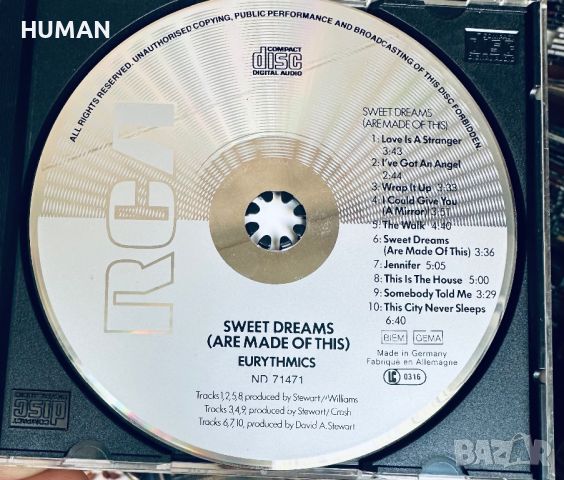 EURYTHMICS , снимка 12 - CD дискове - 45933720