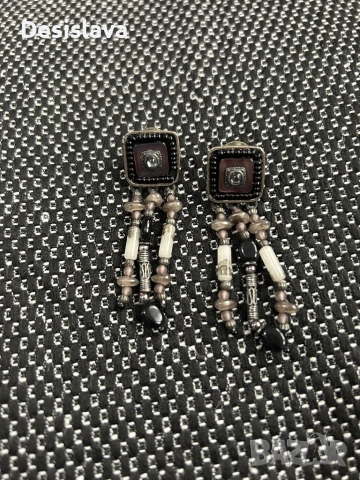 Обеци висящи, снимка 2 - Обеци - 39710755