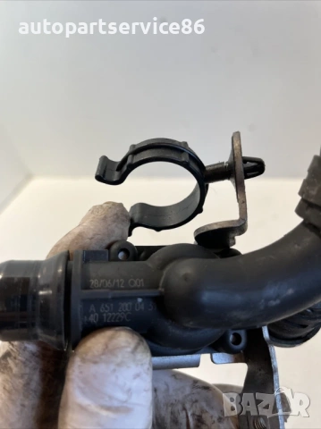 Клапан за изключване на вода за Mercedes W212 2.2 CDI (2012) A6512000431, снимка 2 - Части - 53998450
