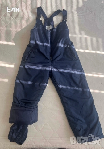 Зимен гащеризон- размер 122, тъмносин, снимка 3 - Детски якета и елеци - 52072211