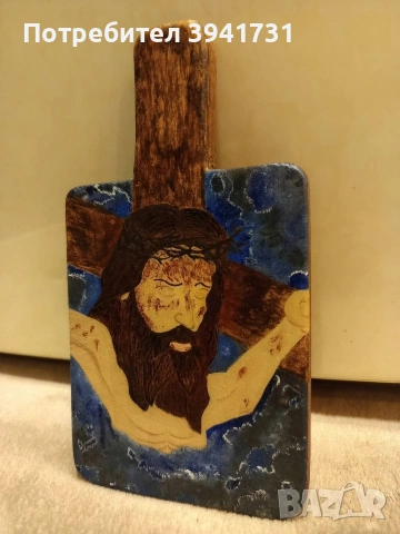 Разпятие , снимка 3 - Икони - 53787569