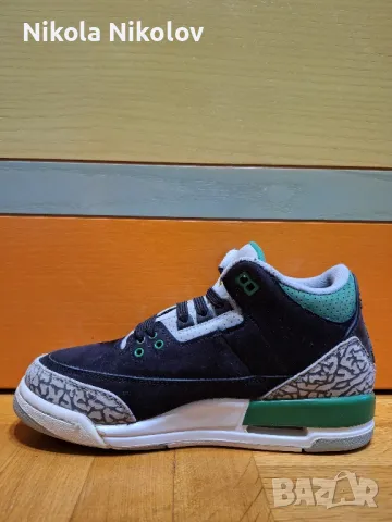 Jordan 3 Retro Pine Green, снимка 6 - Маратонки - 49453805