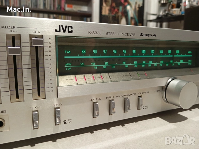 JVC R-S 33 L Stereo Receiver Super-A, снимка 3 - Ресийвъри, усилватели, смесителни пултове - 53203762