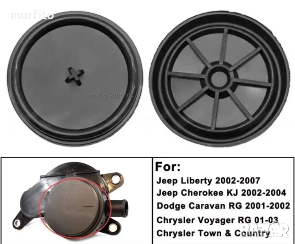 Мембрана и капачка клапан картерни газове Chrysler, Jeep Cherokee Liberty KJ, снимка 2 - Части - 52334462