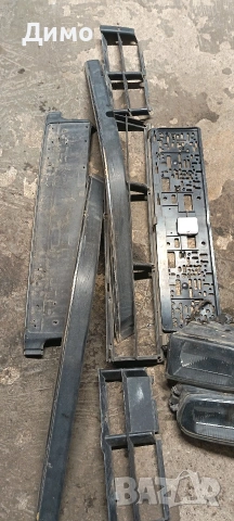 халогени лайсни решетка броня бмв е39 bmw e39, снимка 3 - Части - 53953592