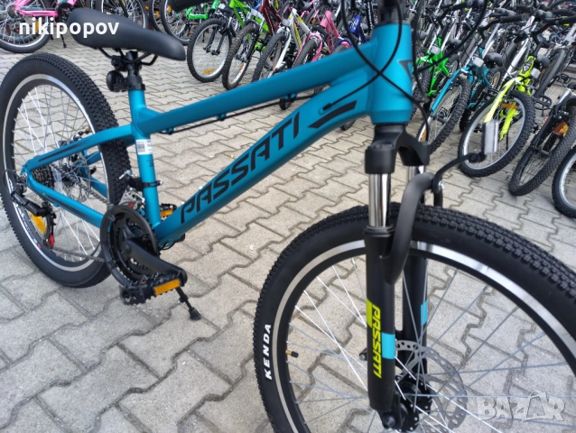 PASSATI Алуминиев велосипед 24" ALUMINIUM син, снимка 11 - Велосипеди - 53839263