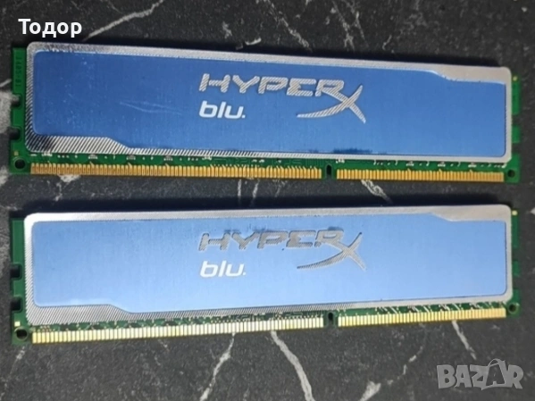 16GB (2x8GB) DDR3 1600MHz Kingston HyperX blu – Топ състояние!