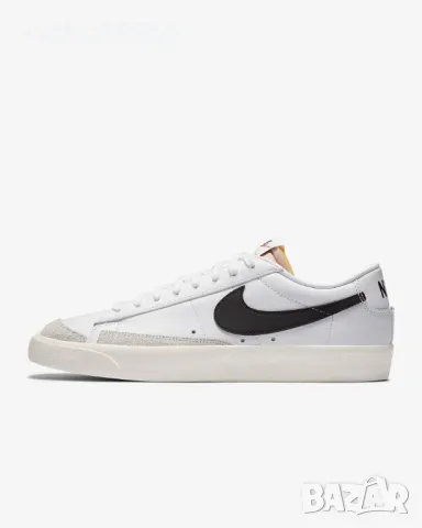 Nike - Blazer Low '77 Vintage номер 42,44.5 мъжки бели Оригинал Код 659, снимка 1 - Маратонки - 47065746