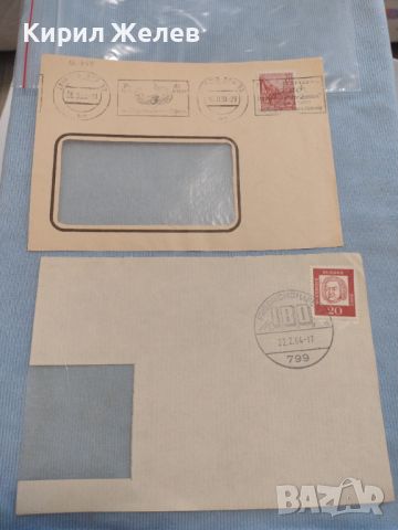 Два стари пощенски пликове с марки и печати Германия за КОЛЕКЦИЯ ДЕКОРАЦИЯ 26590, снимка 1 - Филателия - 46263004