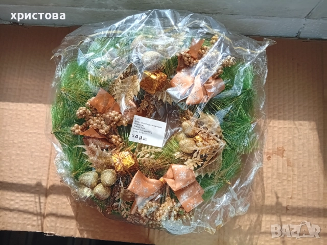 Коледен венец, снимка 6 - Декорация за дома - 52177981