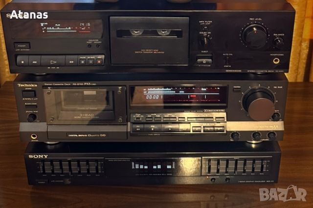 Продавам едно касетъчен двуглав дек SONY TC-K311